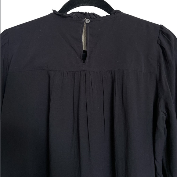 Loft Cutout Lace Yoke Blouse - Picture 6 of 8